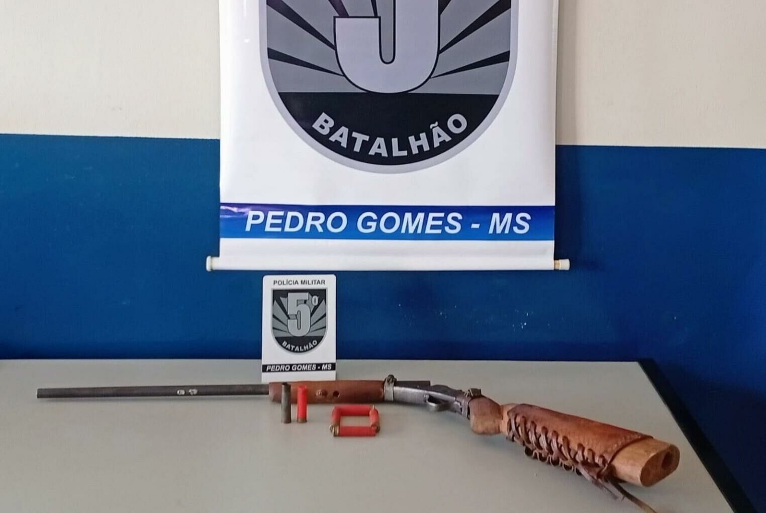 Imagem de compartilhamento para o artigo Homem é preso por furtar carneiro e efetuar disparo de arma na zona rural de Pedro Gomes da MS Todo dia